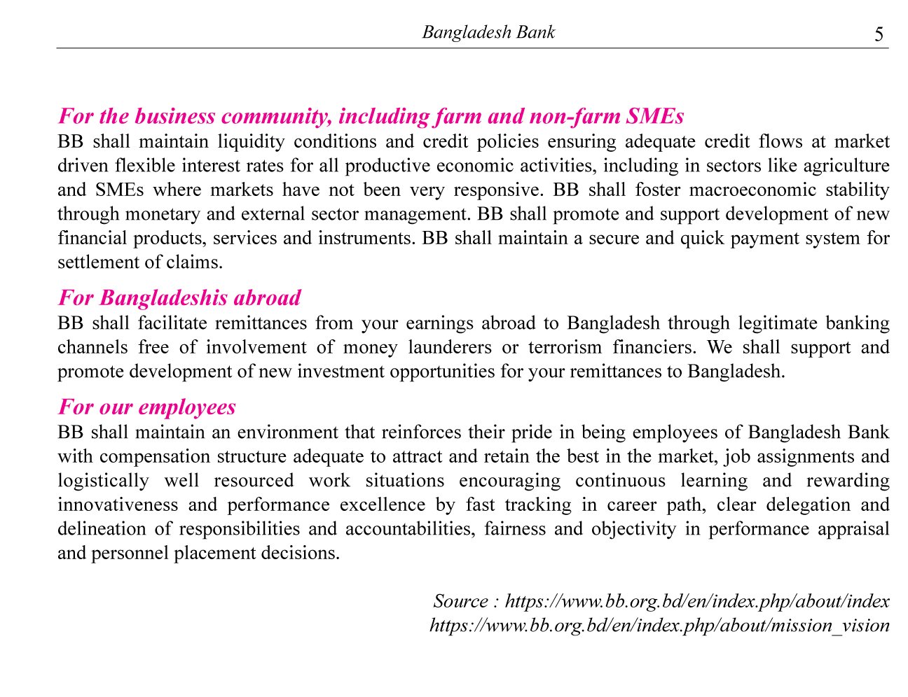 specialized banks