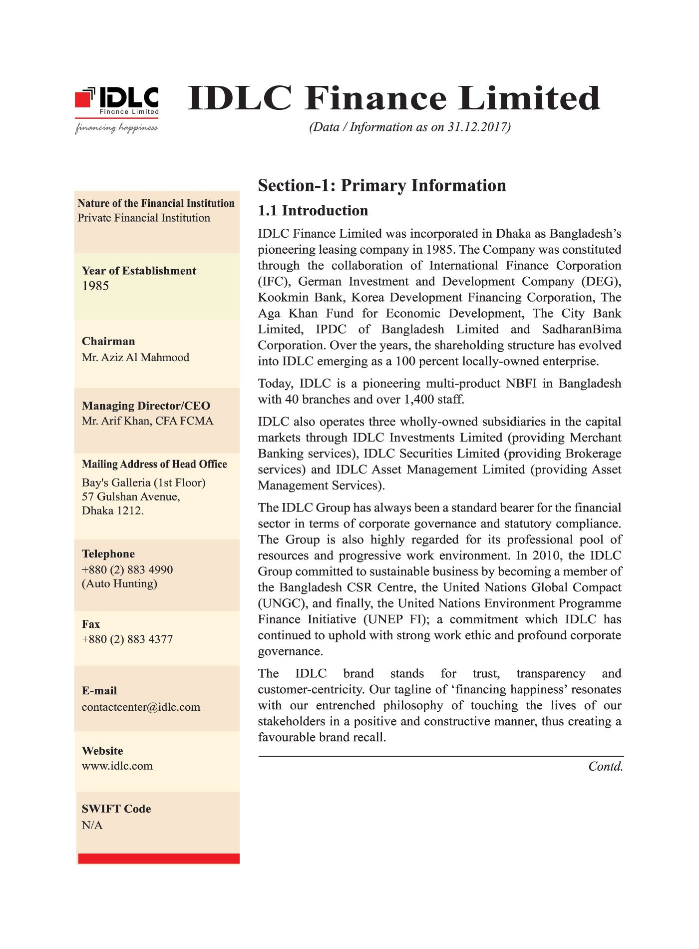 financial institutions